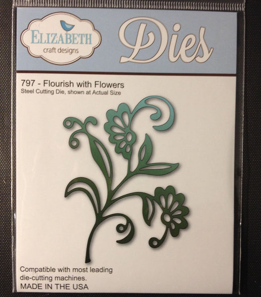 Flourish with Flowers Die - Elizabeth Craft Designs