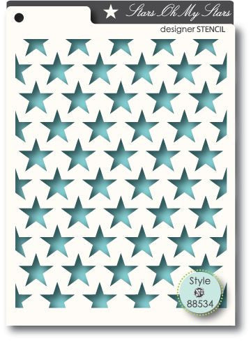 Memory Box - Stencil Stars - Oh My Stars